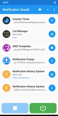 Notification Sound Manager android App screenshot 0