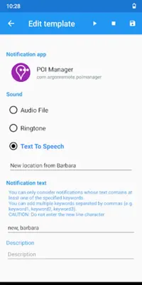 Notification Sound Manager android App screenshot 2